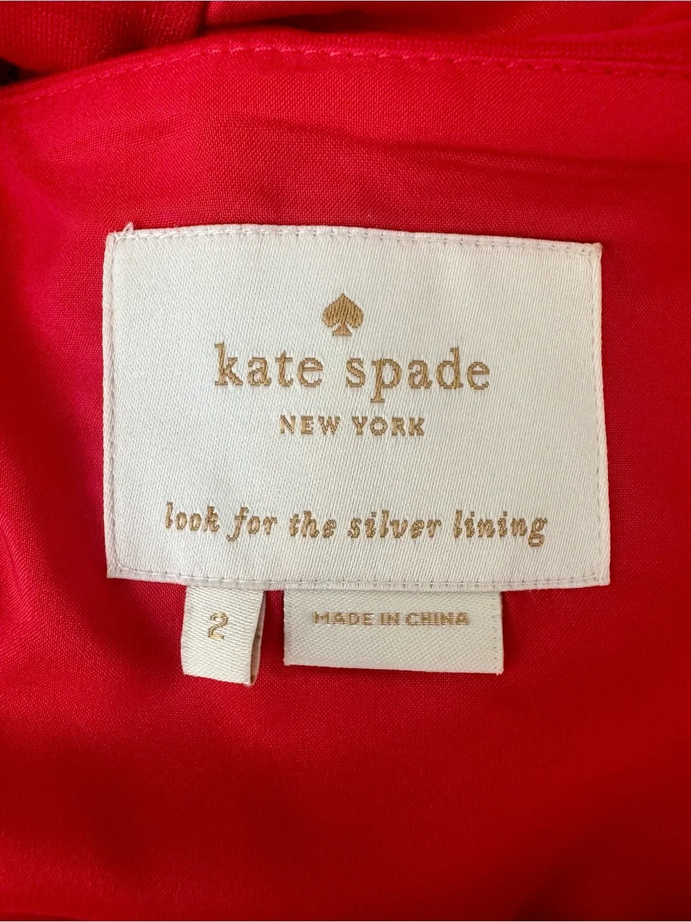 kate spade Red Sleeveless Fit-and-Flare Dress w Bow Detail On Back - Picture 12 of 16